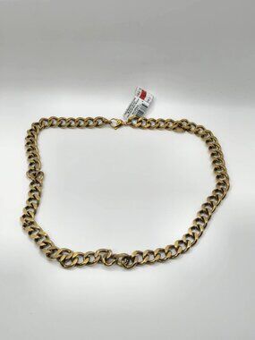 Macy's 18K Gold-Plated Sterling Silver Curb Link Chain Necklace 24 in
